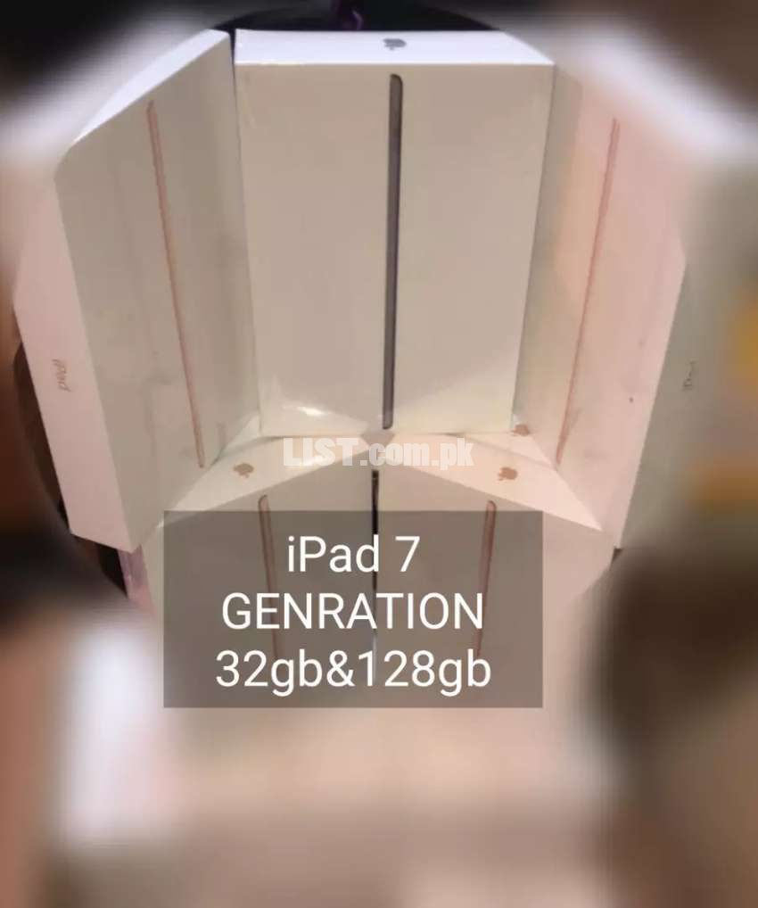 32GB IPAD 7th GENERATION BRAND NEW BOX PACK NON ACTIVE