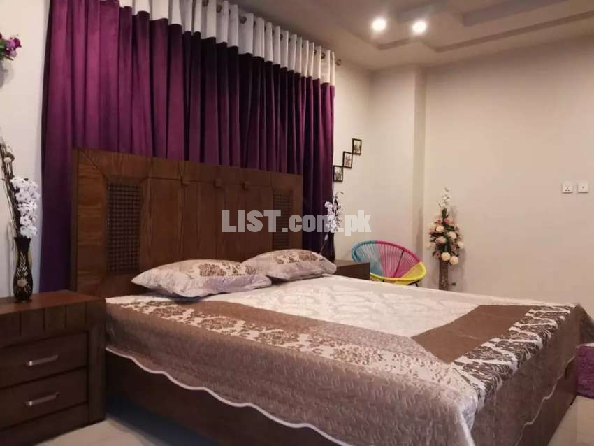 1 bedrom  furnished flat for rent in  bharia town phase 6 ,4