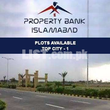 10 Marla Plot For Sale, TopCity Islamabad Size 35*65