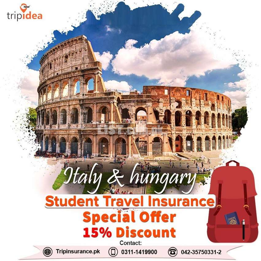 Schengen & Turkey Student travel Health Insurance ( 15 % Off)