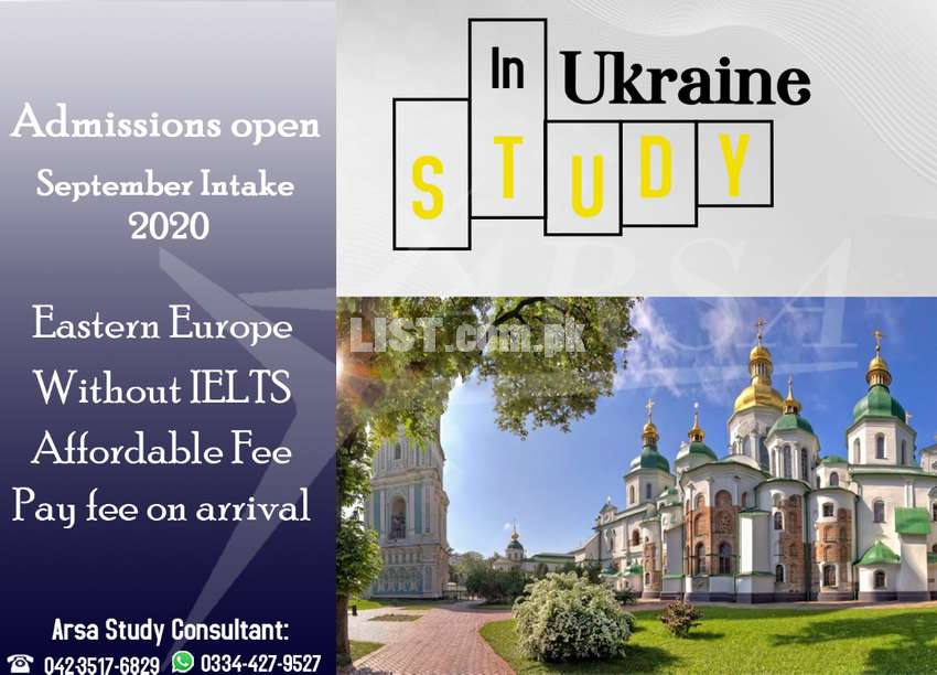 Study In Ukraine Admissions are open