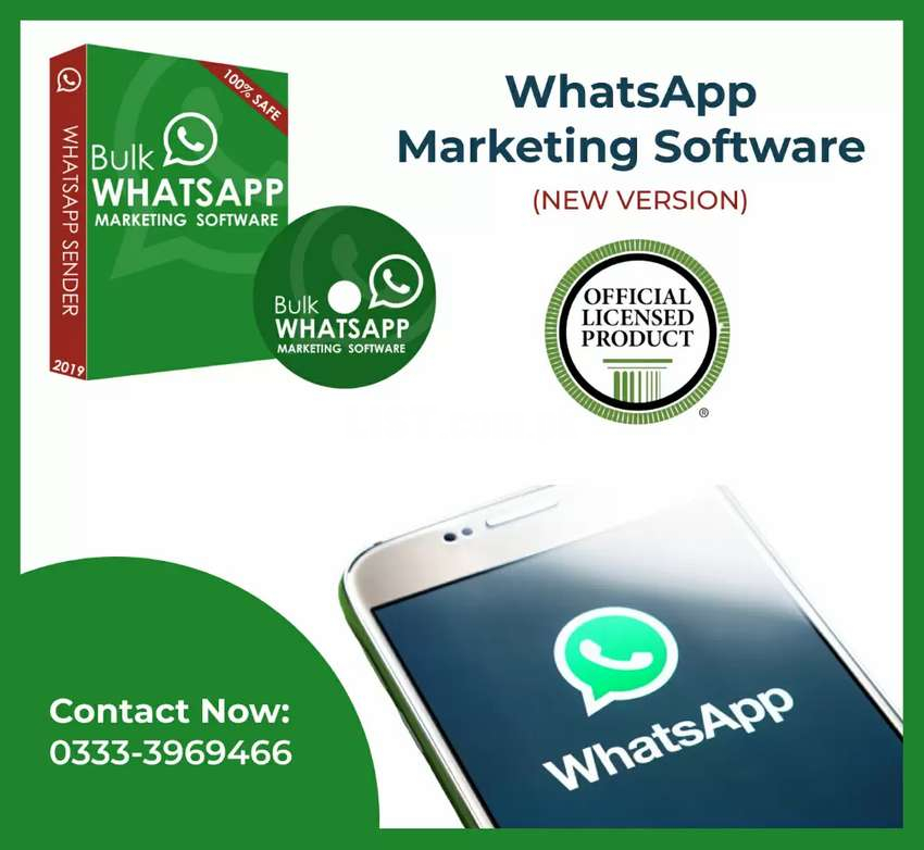 Whatsapp marketing software (New version) with licence