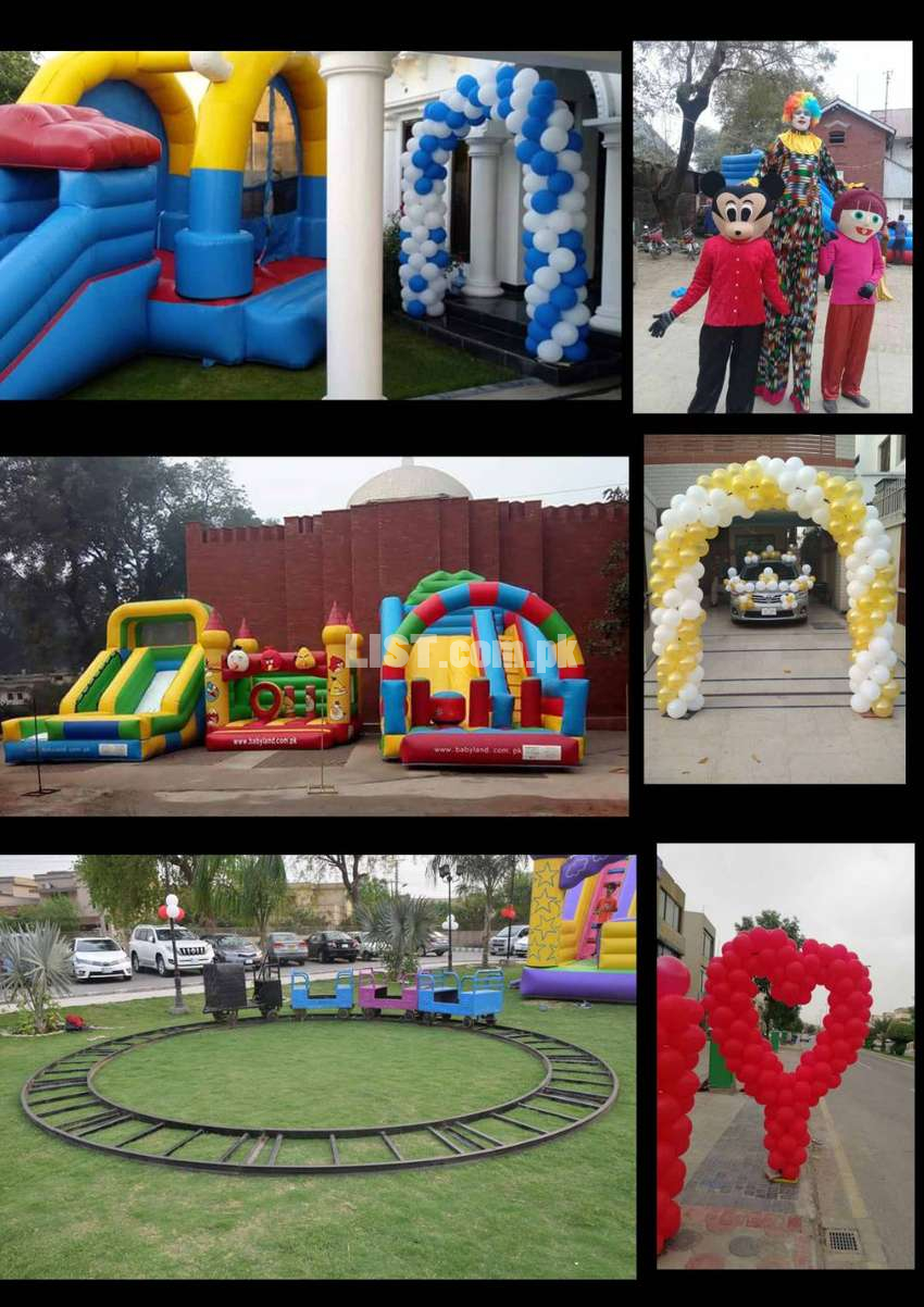 Jumping Castle & Slides,Baby Train, Marry GoRound Available For Events