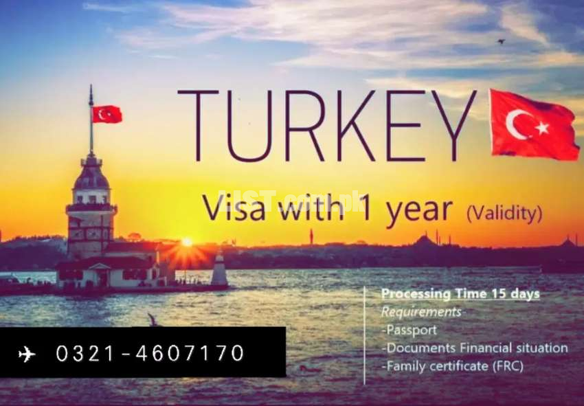 Turkey Visa + 1 Year Resident Card
