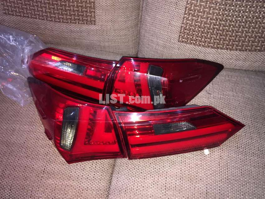 Toyota corolla tail lights, all new