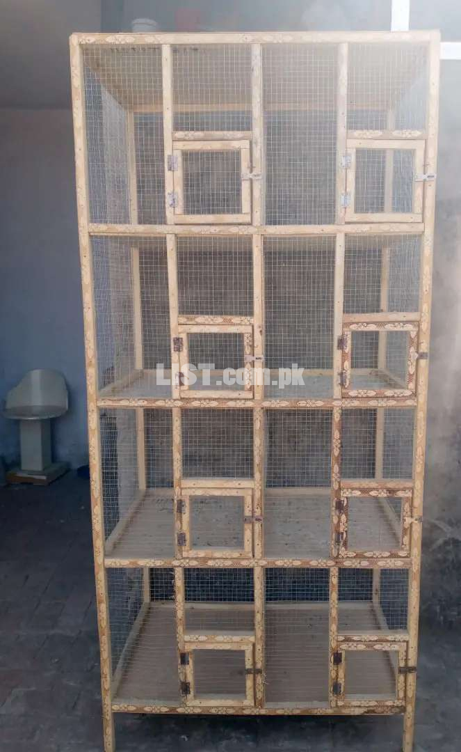New Strong Wooden cage