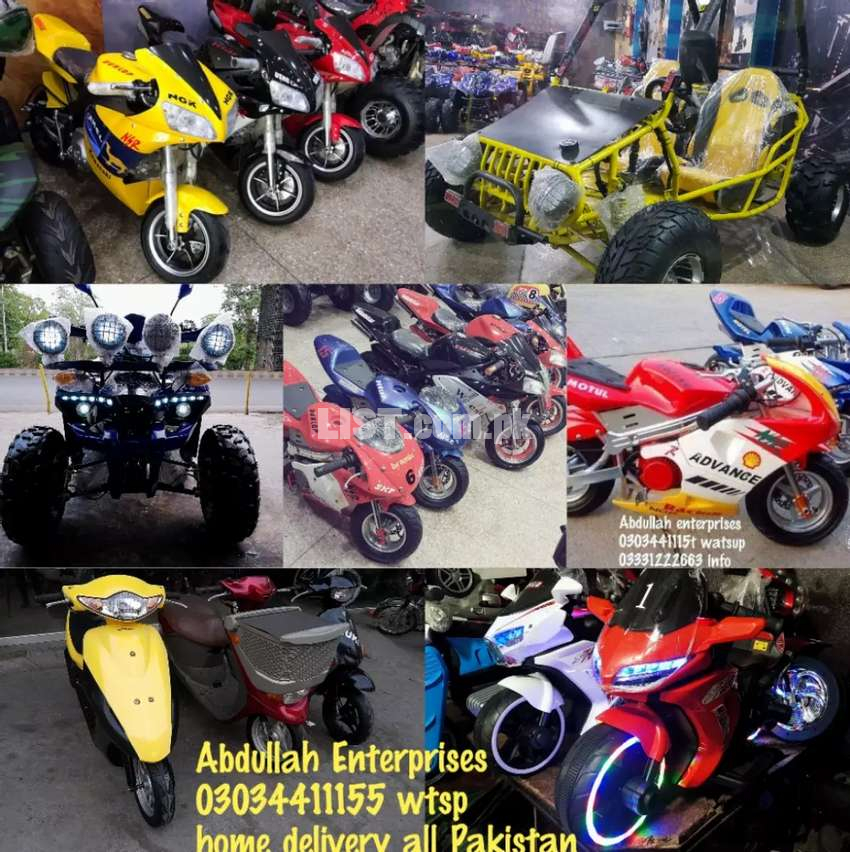 Abdullah enterprises whole seller atv quad4wheel delivery all pakistan