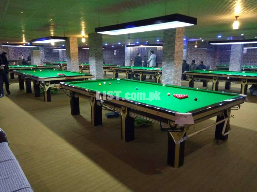 New Snooker Tables by Dolphin Factory