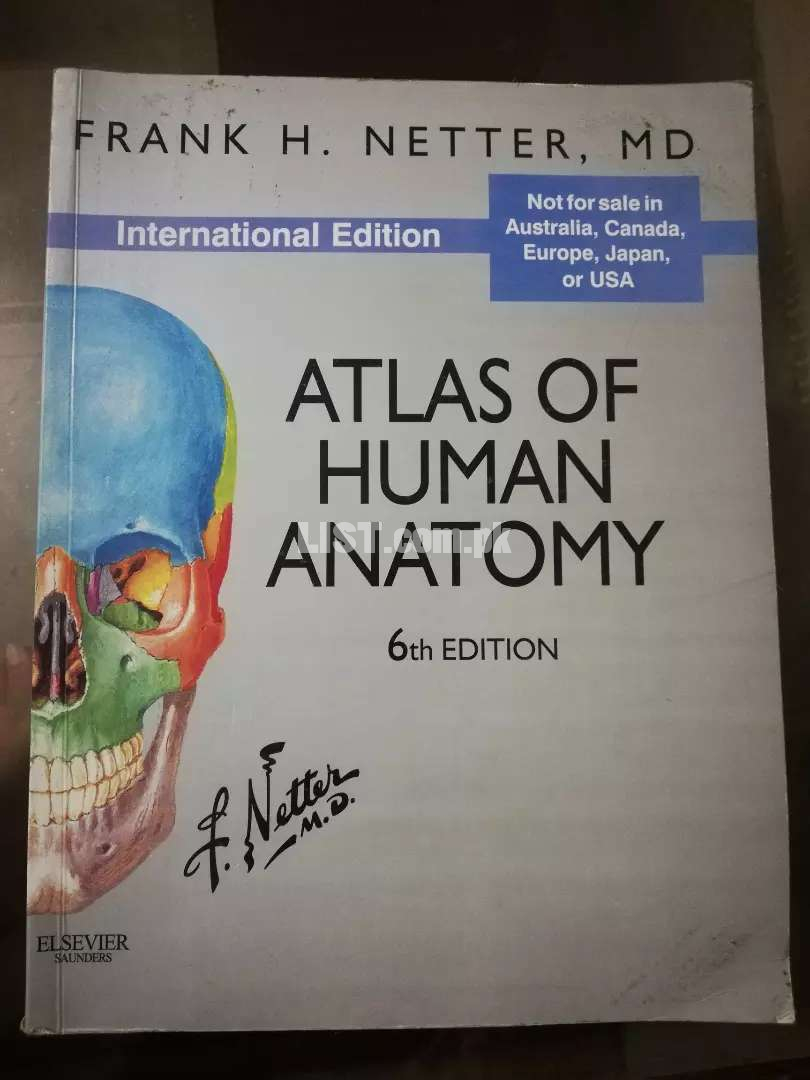 Medical Atlas of human anatomy by Frank H. Netter. 6th edition