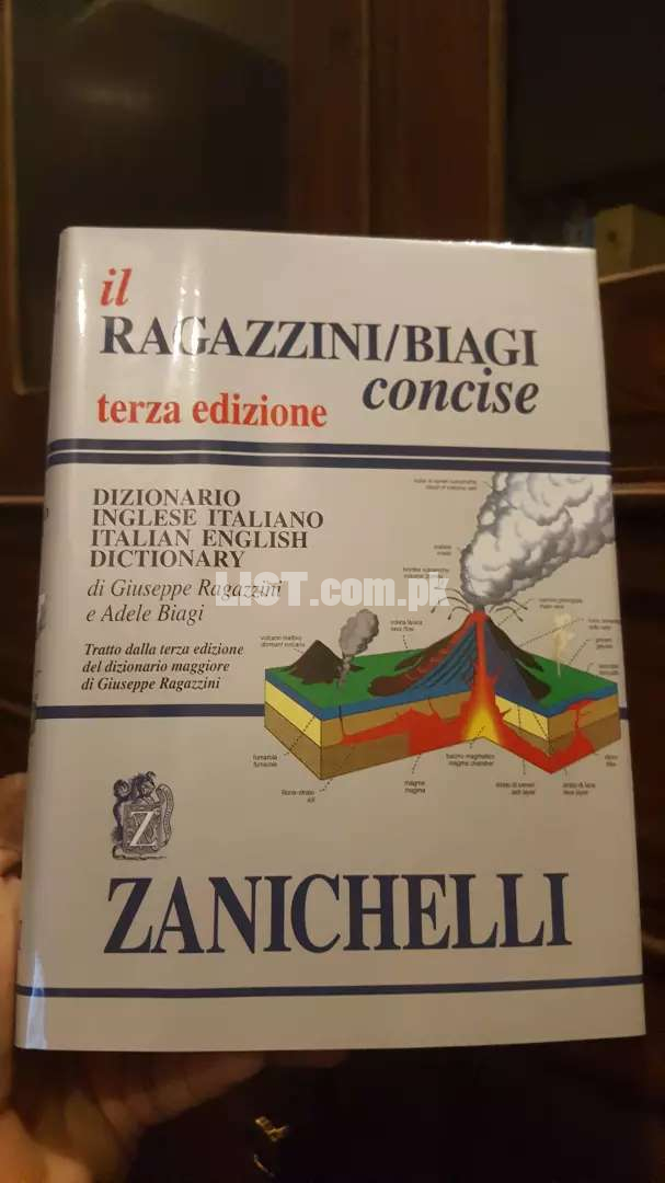 Ragazzini zanichelli English to Italian dictionary