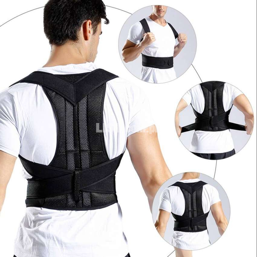Unisex Adjustable posture Corrector Shoulder Back Brace Support Lumbar