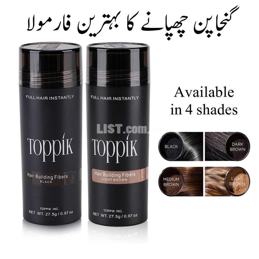 Minimum 30 Days and 40 days use it Toppik Hair Fiber for The best Fibe