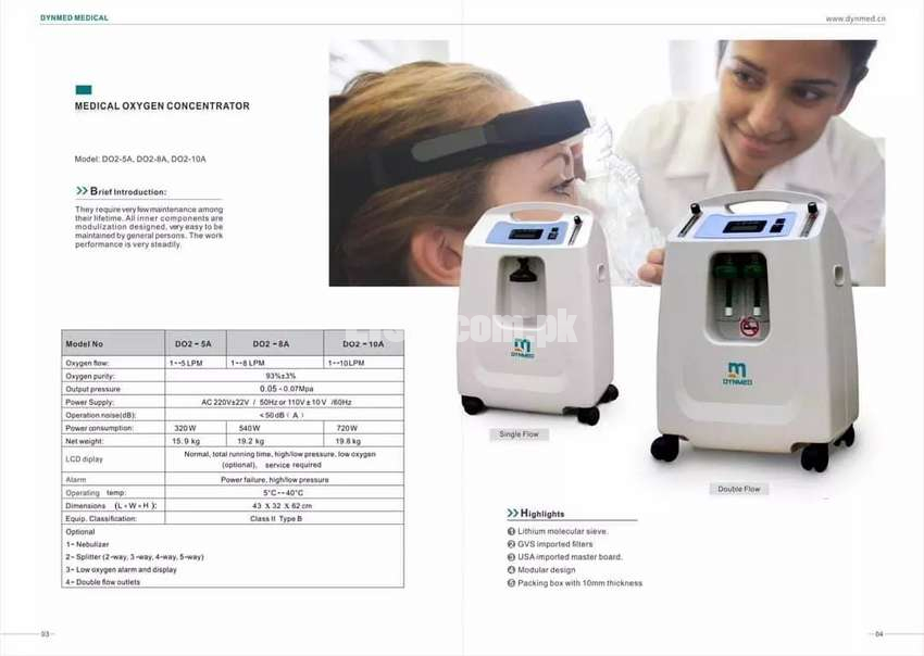New Oxygen concentrator 10 liter available