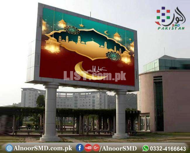 P6 outdoor video wall advertising full color led display