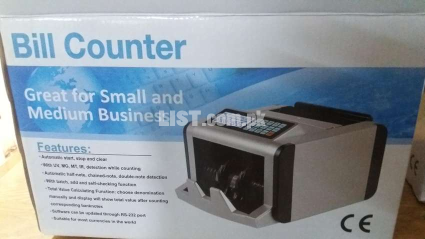 currency cash note counting machine with 100% fake note detection