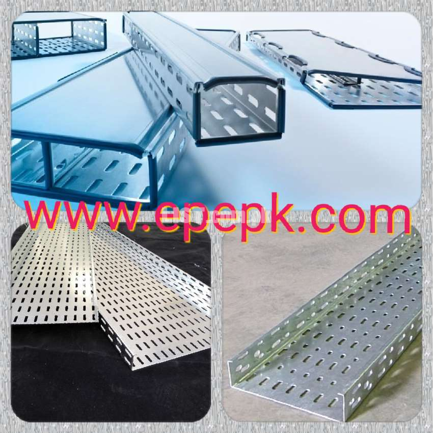 cable trays perforated Ladder Mesh Hotdip Galvanize GI Powder coated