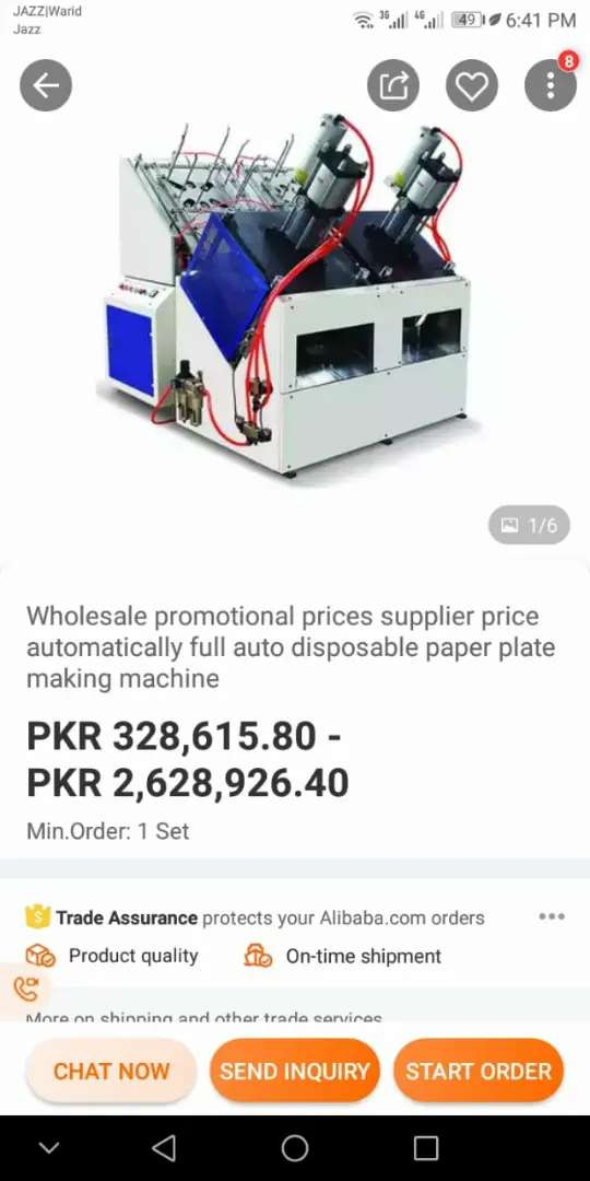 I want automatic paper plate machine