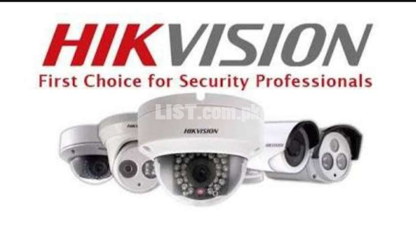 Hikvision 4 CCTV HD Cameras Night Vision package