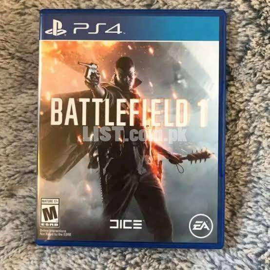 Battlefield 1 ps4 game