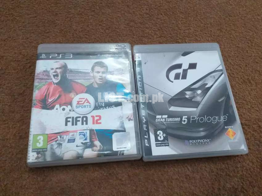 Playstation 3 games  FIFA 12 And 5 prologue