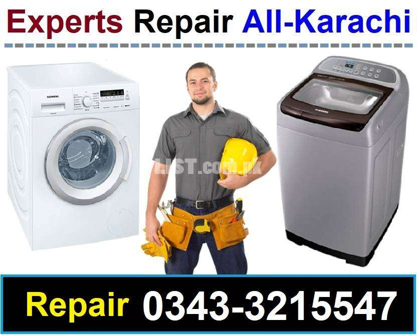 Fully Automatic Washing Machine Expert Home Repair Service Top & Front