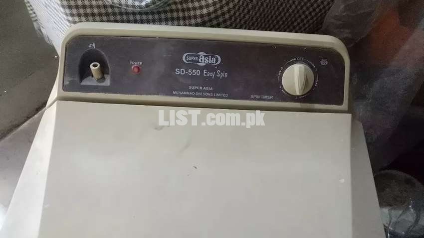 Super Asia Dryer and Washing machine