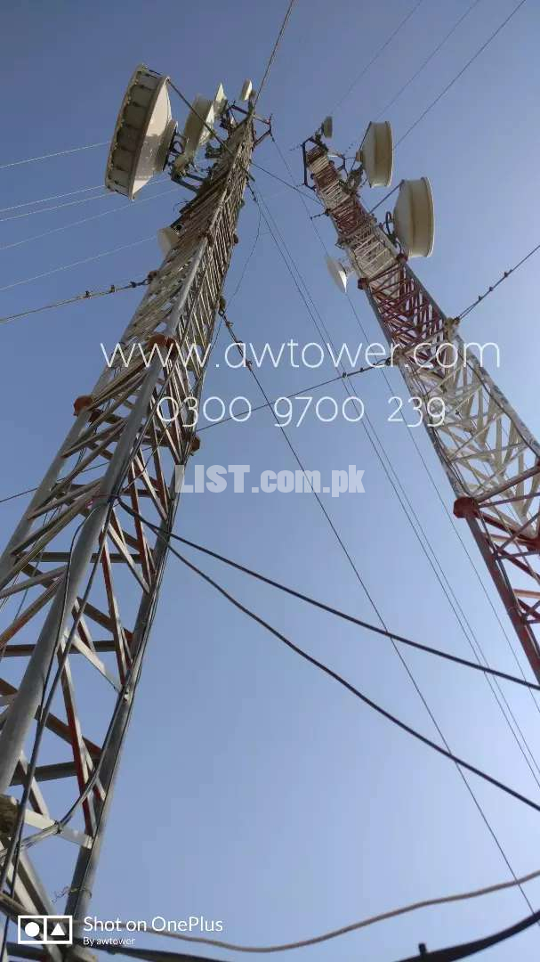 Guyed mast Tower/ Tripod Tower/ WiFi Tower/ Radio Tower/Wireless Tower