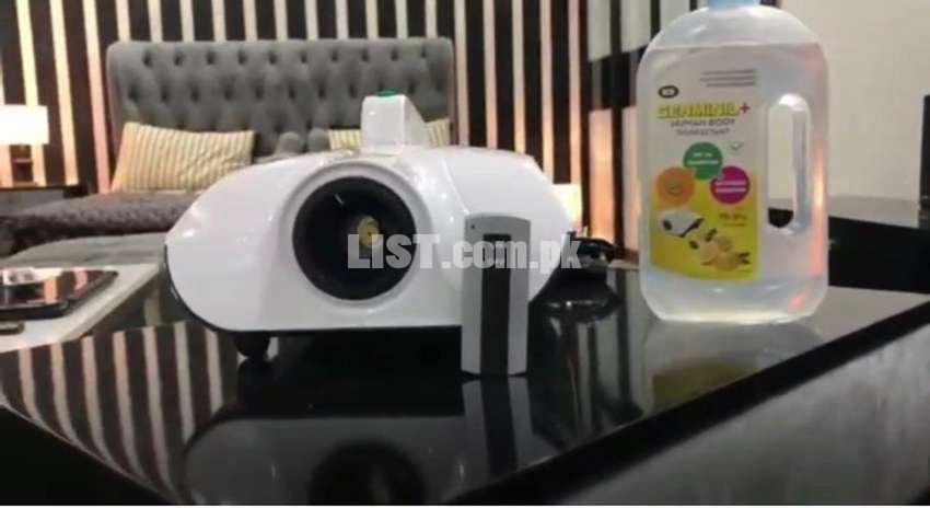 Disinfection fog machine with remote also for mosquitoes