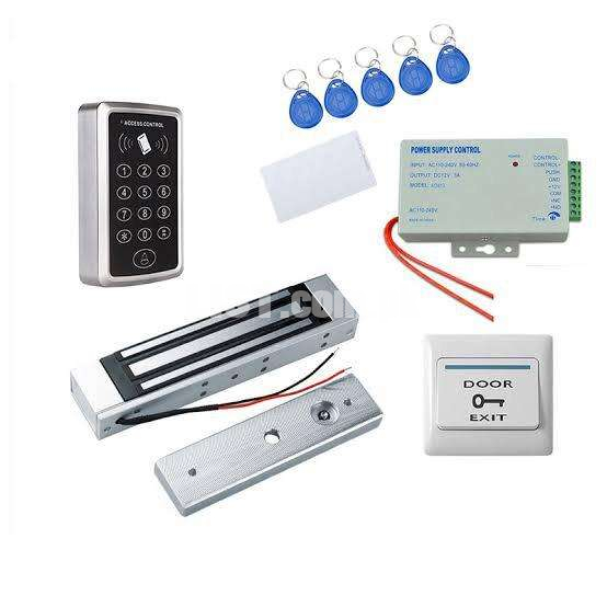 Electric door lock Finger print RFID Card access control system
