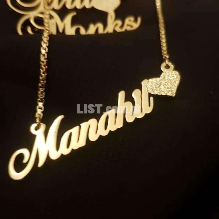 Name necklace in pakistan