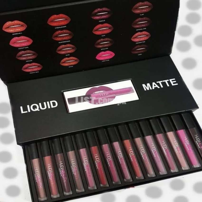 Huda Beauty Lipstick Lips Gloss Matte 16 Shades