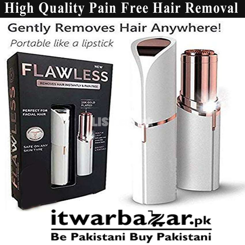 Buy Flawless Painless Face Hair Remover Razor - Home Delivery with COD