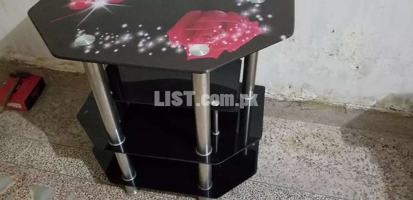Glass table for led urgent sale