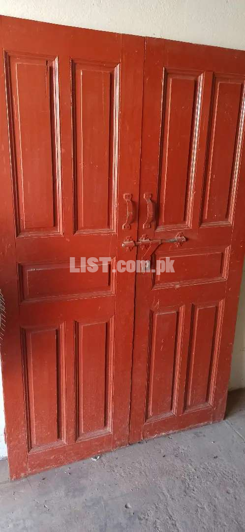 Wood door Pakistani kail size length 6 fit and weadth 23 inches
