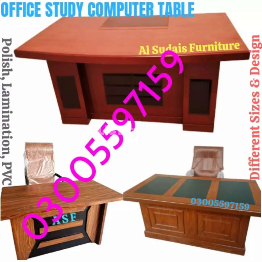 Office Computer Study Table Desk Size Color Makr Sofa Chair Almari bed