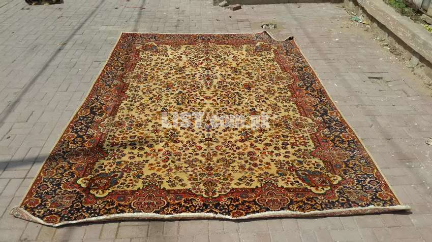 Hand knotted antique Rug