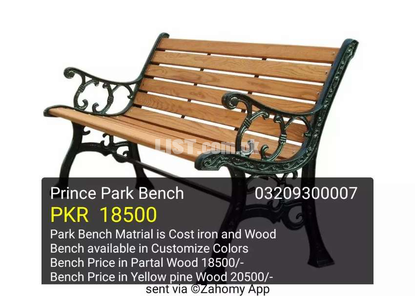 Park Bench for Outdoor