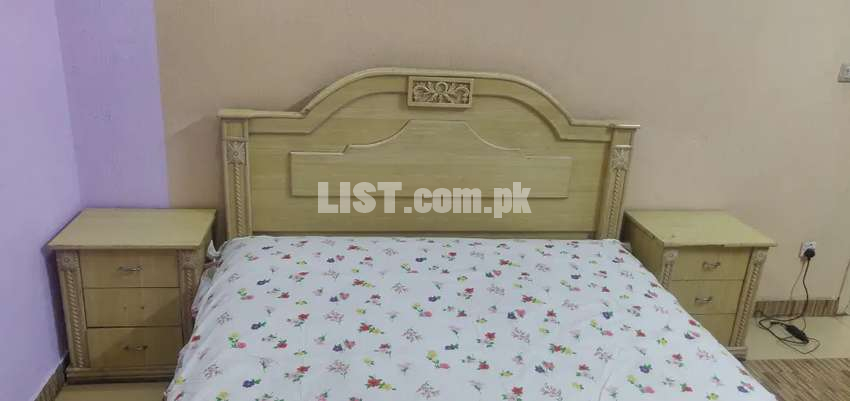 Excellent Quality Hard Wood Beds and Side tables Available