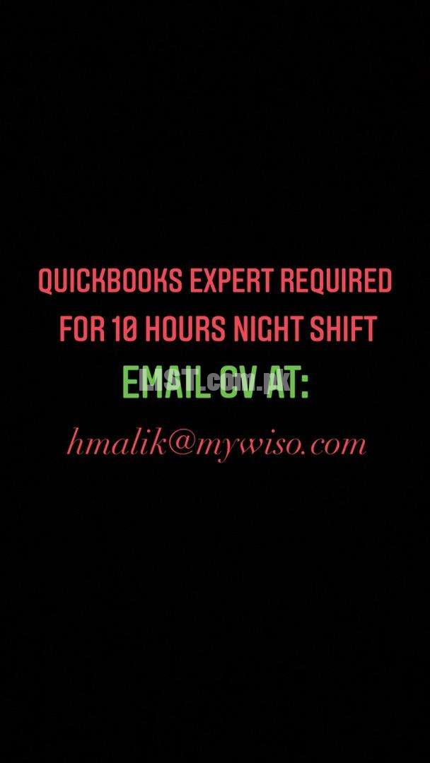 Quickbooks Accounting Expert Required