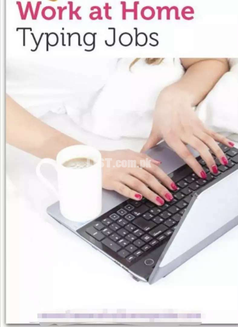 Male and female staff for typing job everyone can apply