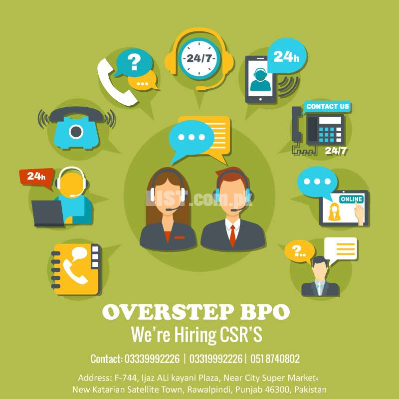 Hiring CSR, OverStep Bpo (Batch October 2020)