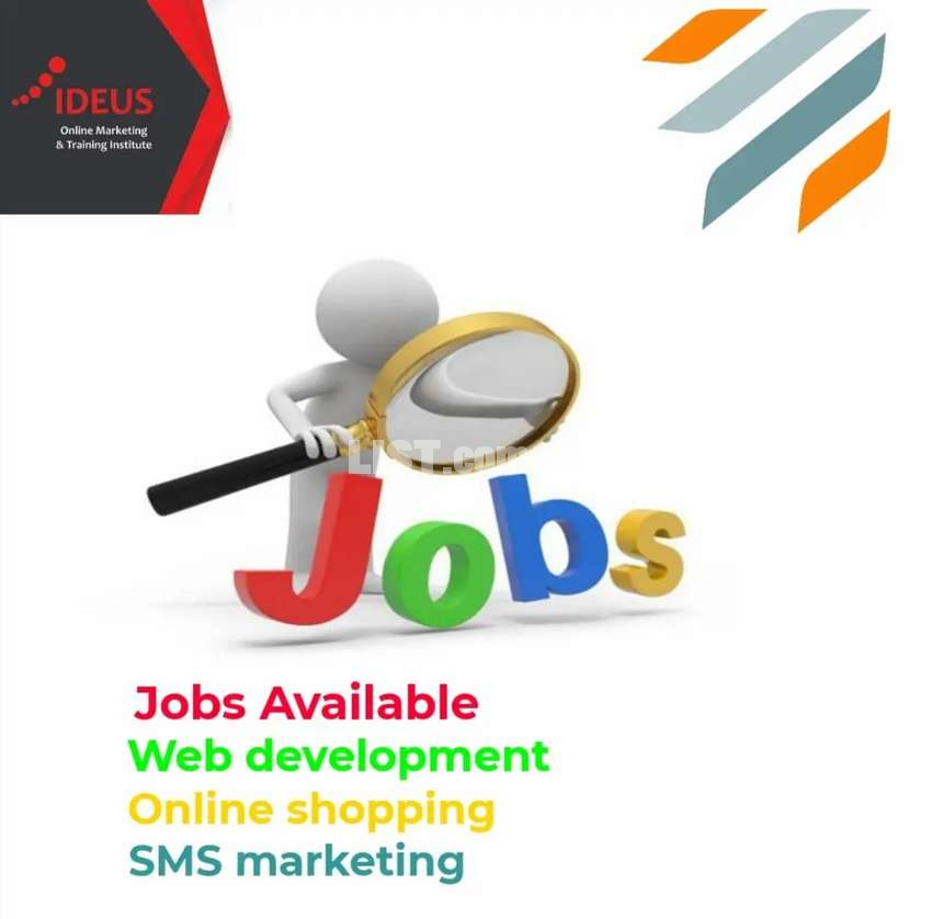 Online job of marketing(IDEUS online marketing and training institute)