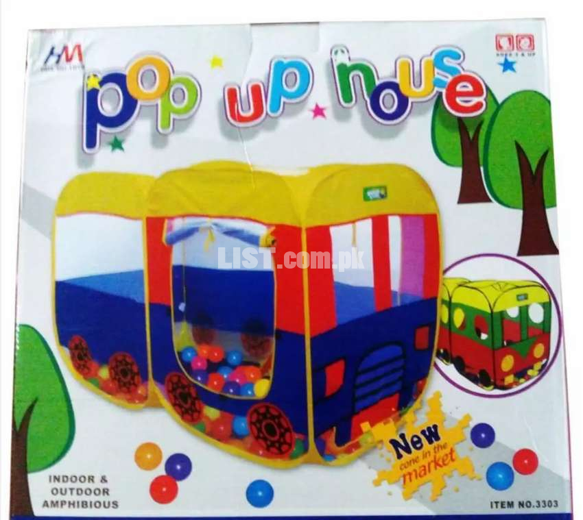 Pop Up House Tent quantity ... Easy to inflate; Portable; Material: