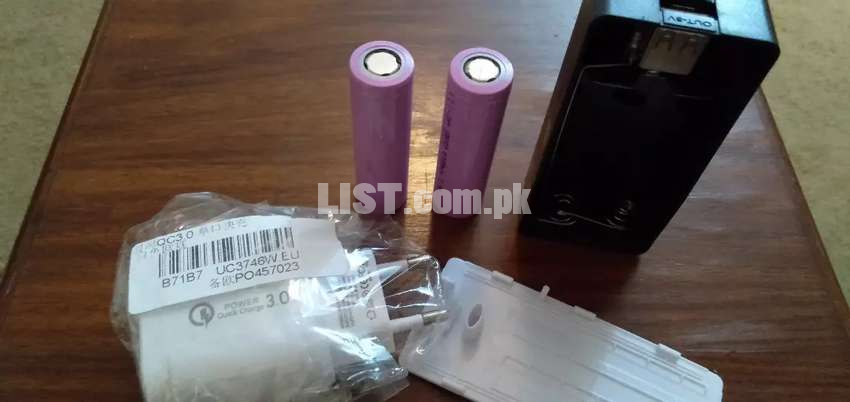 2 cell power bank 18650 charger 3.0 fast new see pictures best quality