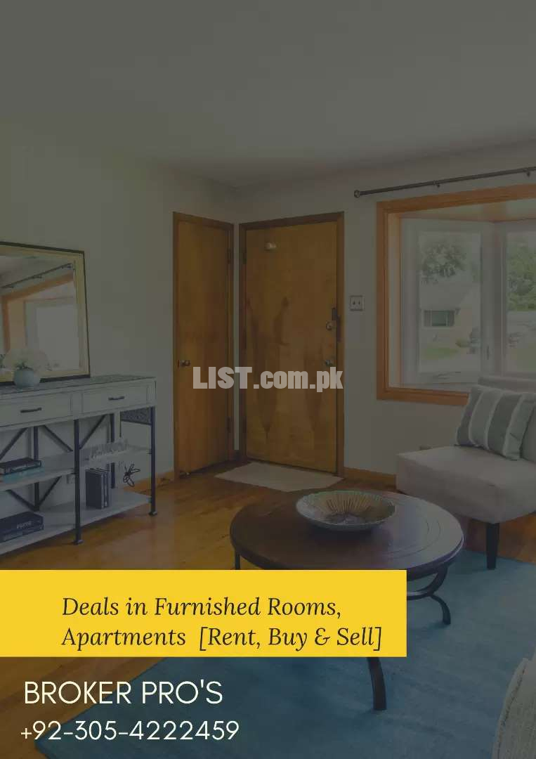Furnished Room available at Reasonable Price