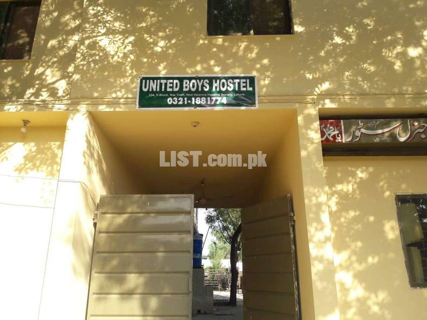 Boys Hostel For Rent Near UCP, Lahore University,  COMSAT