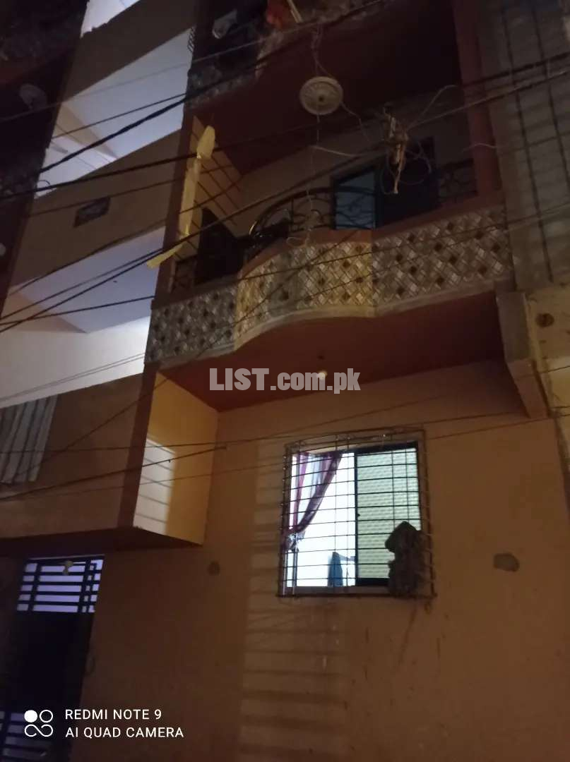 First Floor Flat Available for Rent PIB Colony Karachi