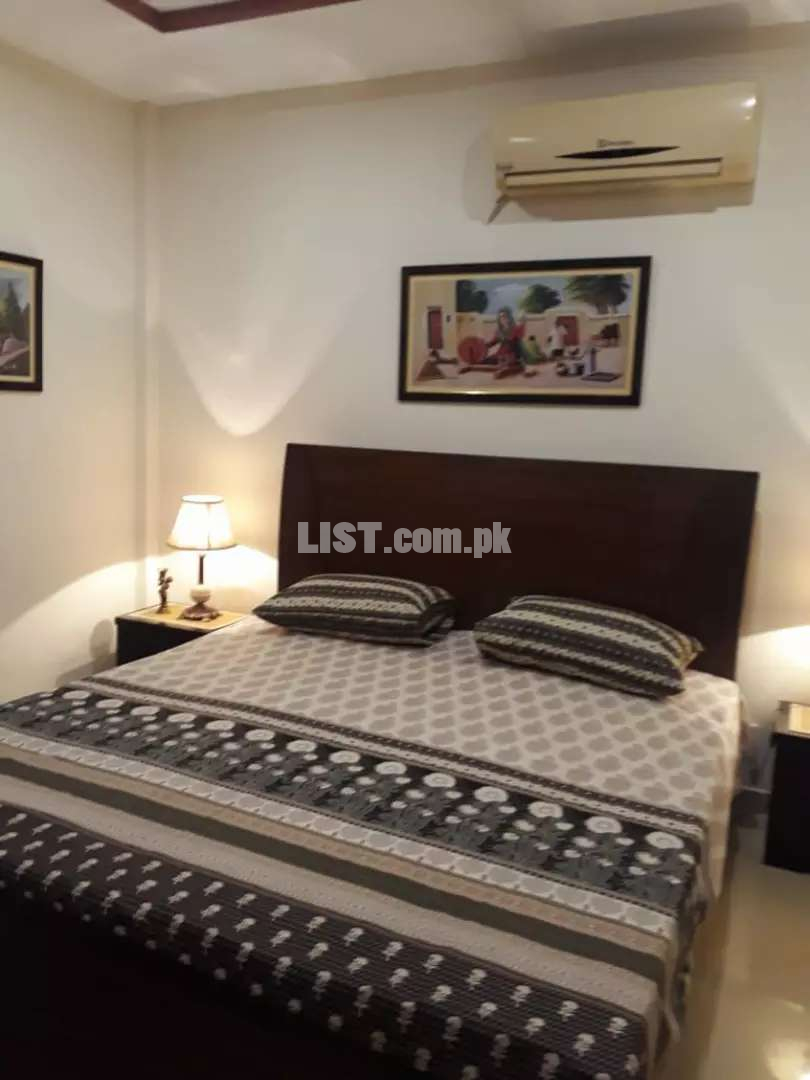 Beautiful fully furnished one bedroom flat for rent in bahria twn islm