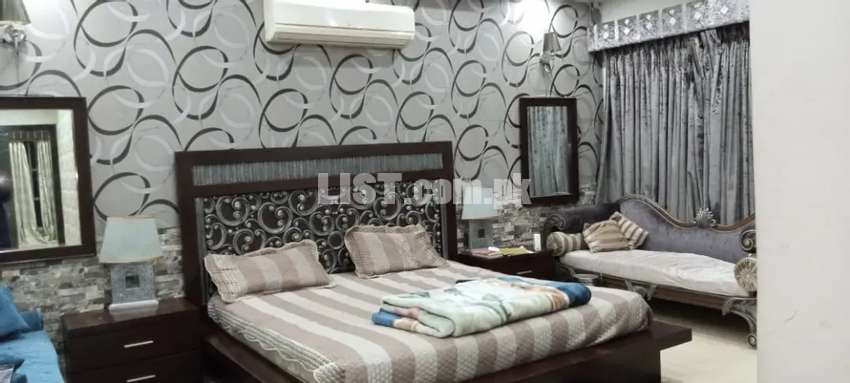 1 bed furnished available for one day in bahria cvic center
