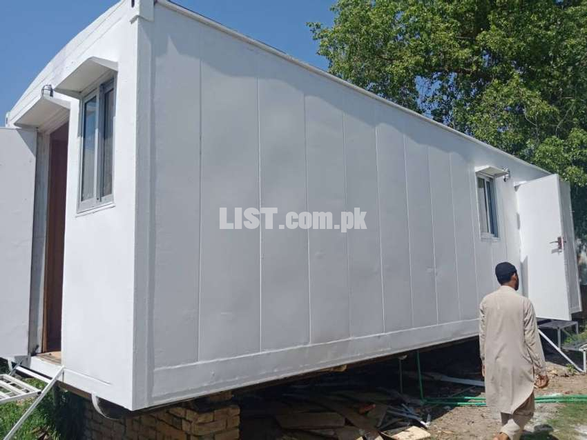 Portable shops office container porta cabin prefab IN peshawar
